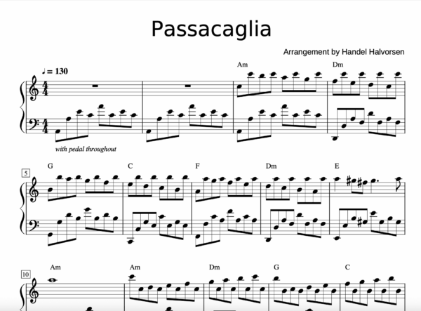 پاساکالیا - Passacaglia